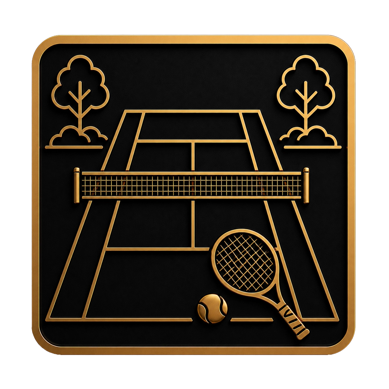 lawn tennis court